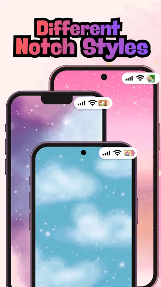 Emoji Battery theme and backdrop choices