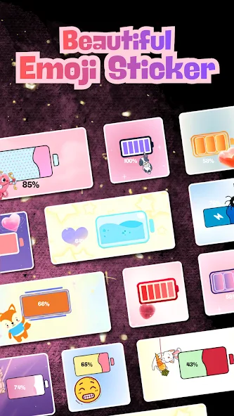 Emoji Battery charging animation preview
